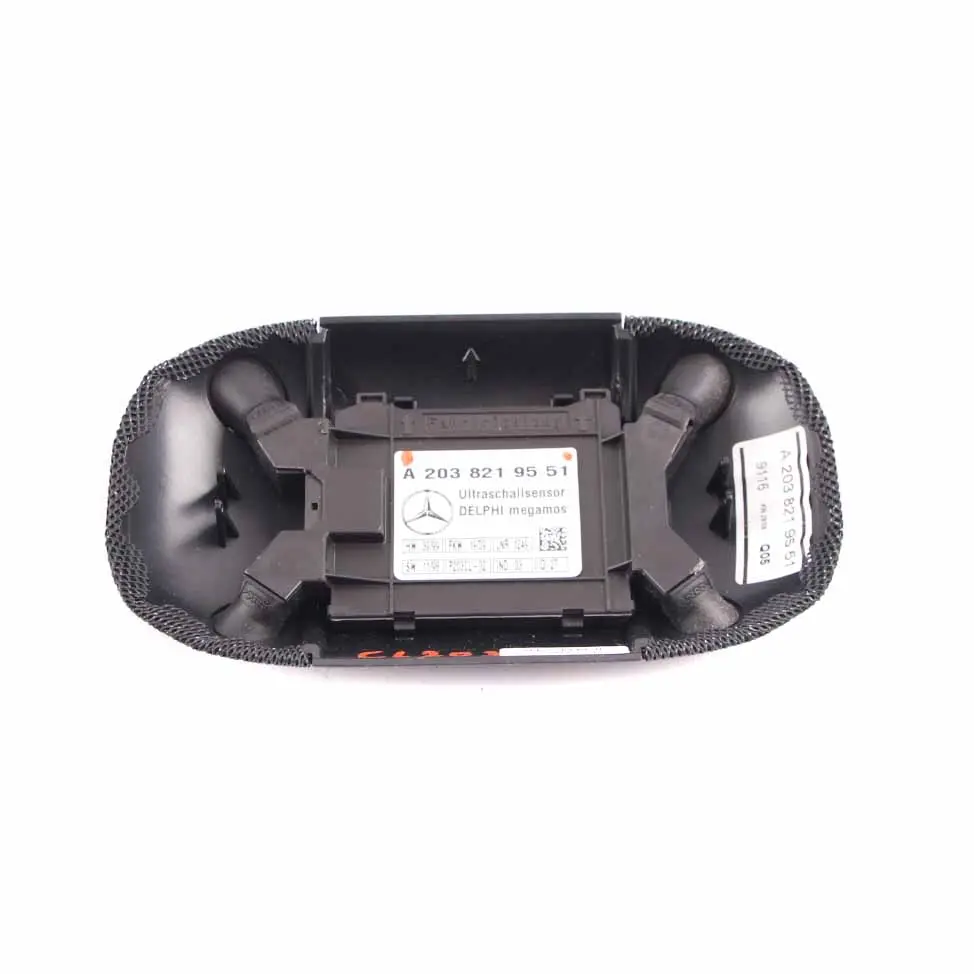 Roof Alarm Motion Sensor Cover Trim Black to Mercedes CL203 Rear with Part number A2038219551 Mercedes CL203 Rear Roof Alarm Motion Sensor Cover Trim Black - SKU A2038219551 - Part number A2038219551