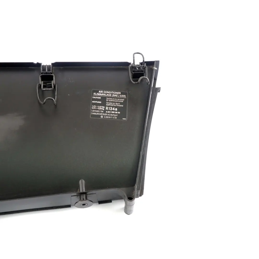 Mercedes-Benz C CLK W203 C209 Cabin Pollen Air Filter Box Cover to with Part number A2038300340 Mercedes-Benz C CLK W203 C209 Cabin Pollen Air Filter Box Cover - SKU rhd-A2038300340 - Part number A2038300340