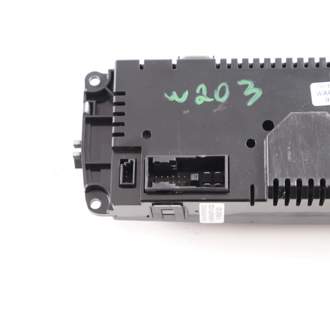 Mercedes W203 Heater Climate Control Switch Panel Air Conditioning - SKU A2038301785 - Part number A2038301785