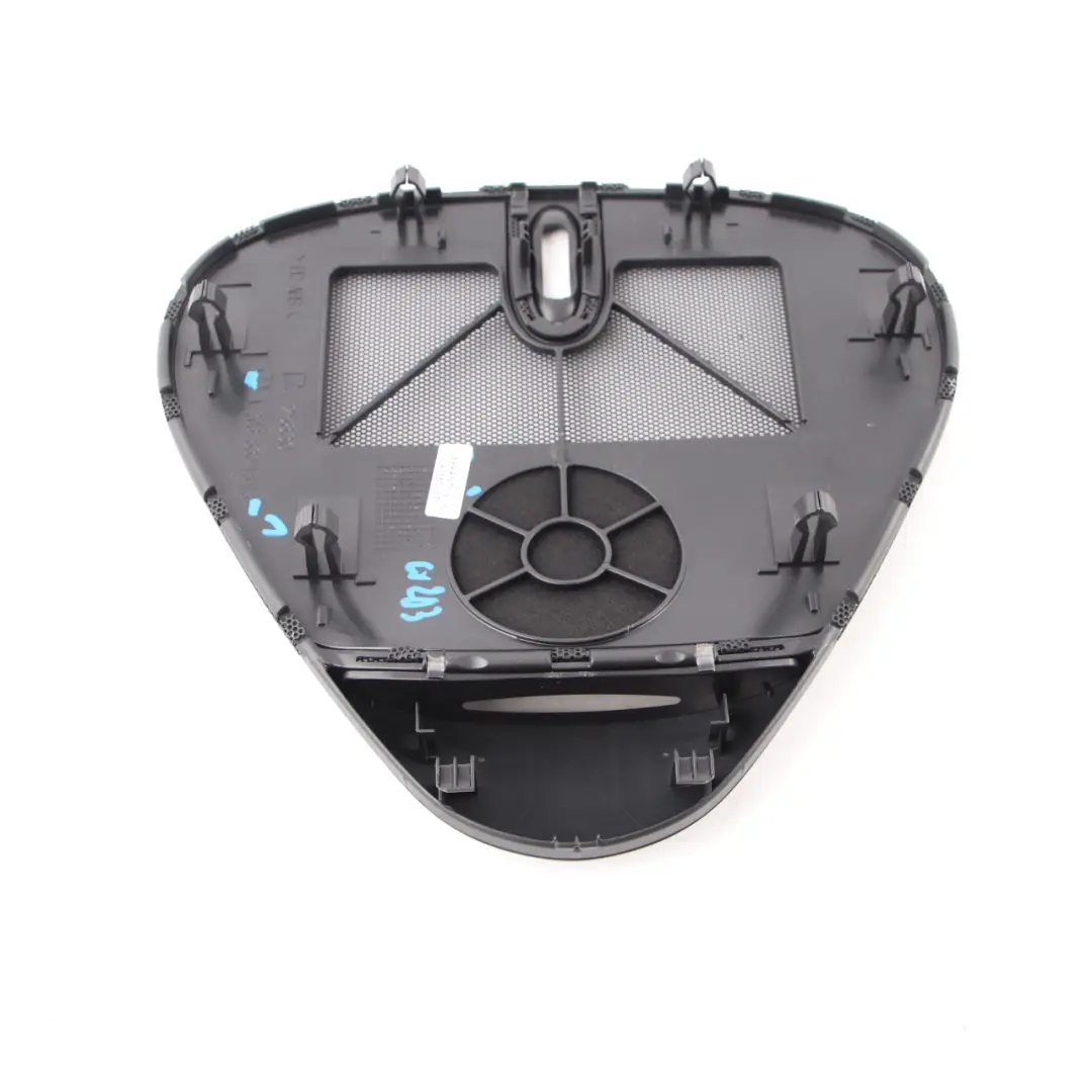 Mercedes W203 Altavoz Pantalla Cubierta Salpicadero Salpicadero Trim Negro - SKU A2038301818-1 - Número de pieza A2038301818