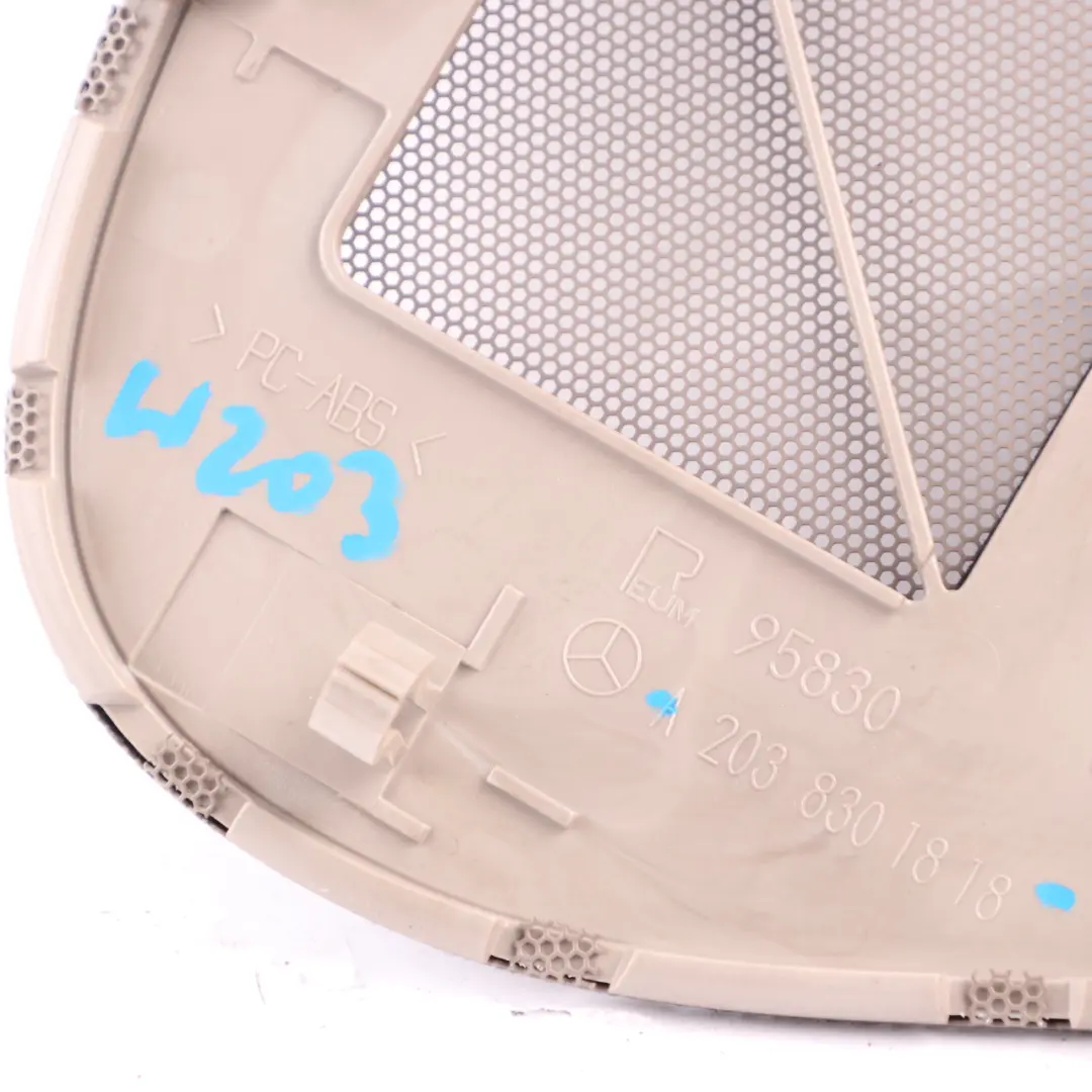 PDC Parktronic Display Cover Dashboard Dash Trim Beige to Mercedes W203 with Part number A2038301818 Mercedes W203 PDC Parktronic Display Cover Dashboard Dash Trim Beige - SKU A2038301818-2 - Part number A2038301818