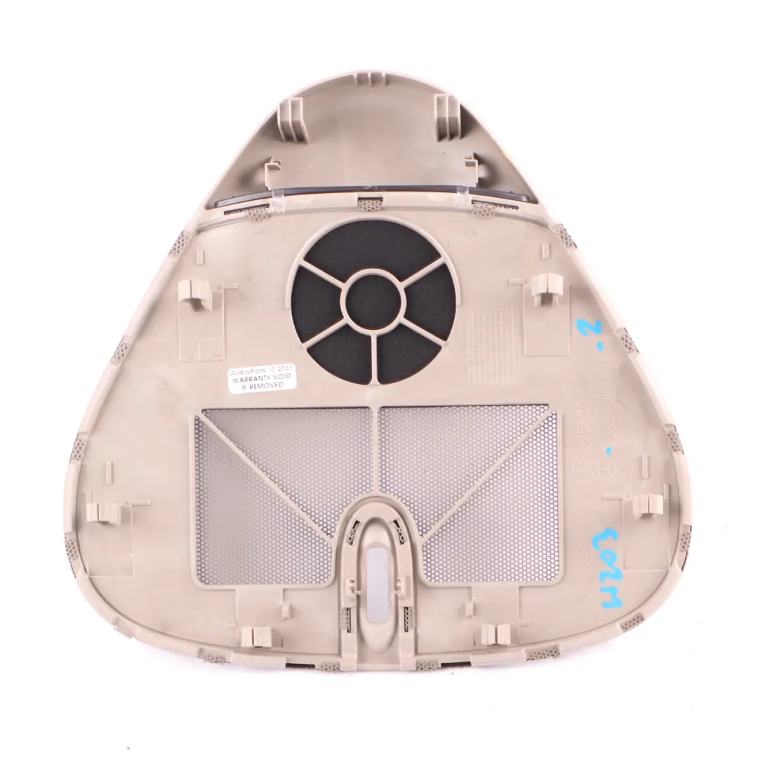 PDC Parktronic Display Cover Dashboard Dash Trim Beige to Mercedes W203 with Part number A2038301818 Mercedes W203 PDC Parktronic Display Cover Dashboard Dash Trim Beige - SKU A2038301818-2 - Part number A2038301818