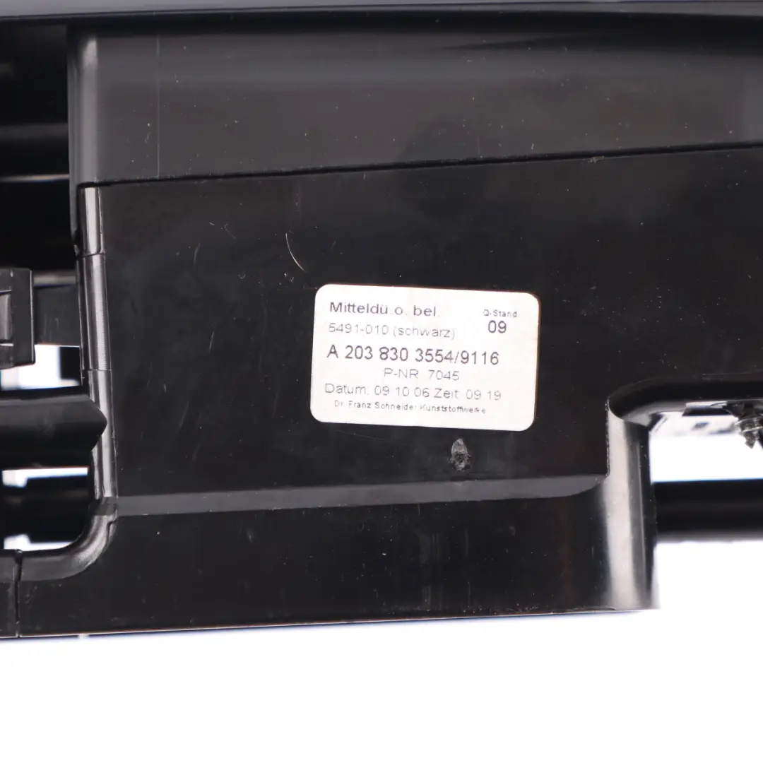 Vent Dashboard Centre Nozzle Grille Trim Panel to Mercedes W203 Air with Part number A2038302254 Mercedes W203 Air Vent Dashboard Centre Nozzle Grille Trim Panel - SKU A2038302254-2 - Part number A2038302254