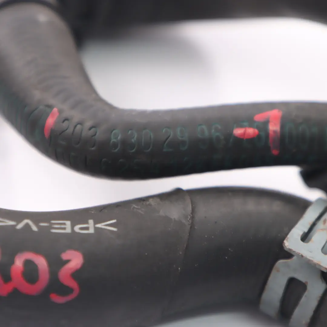 M111 Motor Calefacción Agua Refrigerante Manguera para Mercedes W203 con número de pieza A2038302996 Mercedes W203 M111 Motor Calefacción Agua Refrigerante Manguera - SKU A2038302996-1 - Número de pieza A2038302996