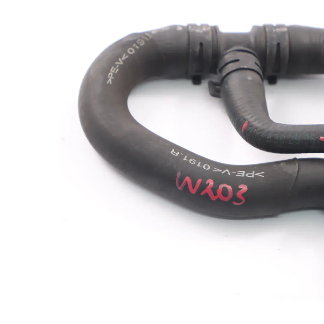 M111 Engine Heating Water Coolant Hose to Mercedes W203 with Part number A2038302996 Mercedes W203 M111 Engine Heating Water Coolant Hose - SKU A2038302996-1 - Part number A2038302996