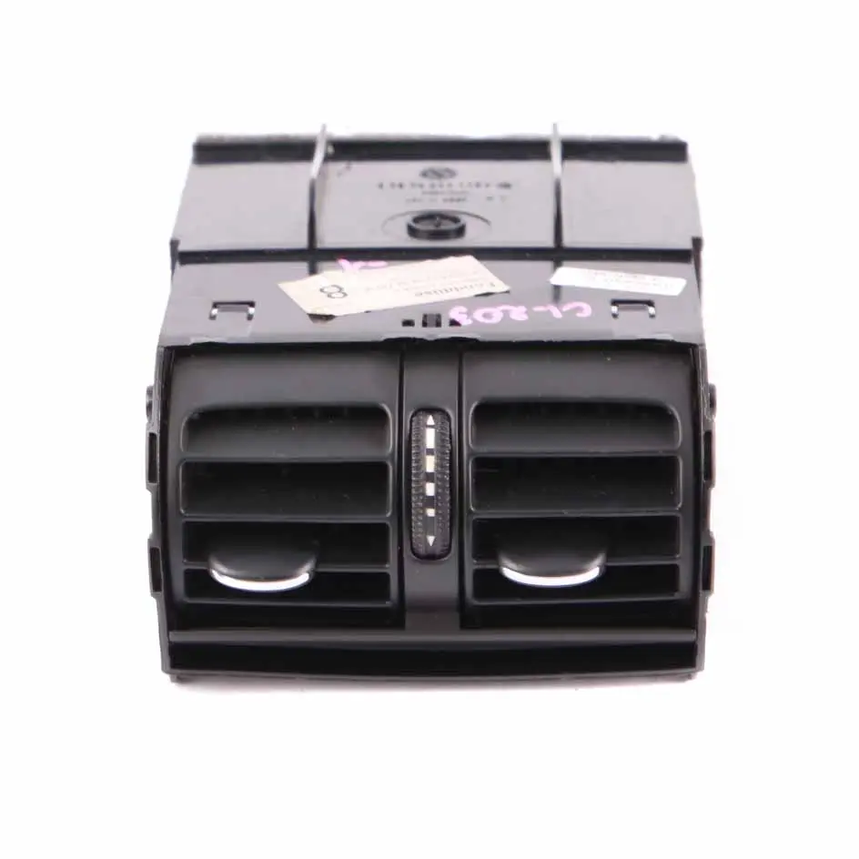 Mercedes CL203 Console centrale Grille de buse d'aération arrière noire - SKU A2038303854-1 - Numéro de pièce A2038303854