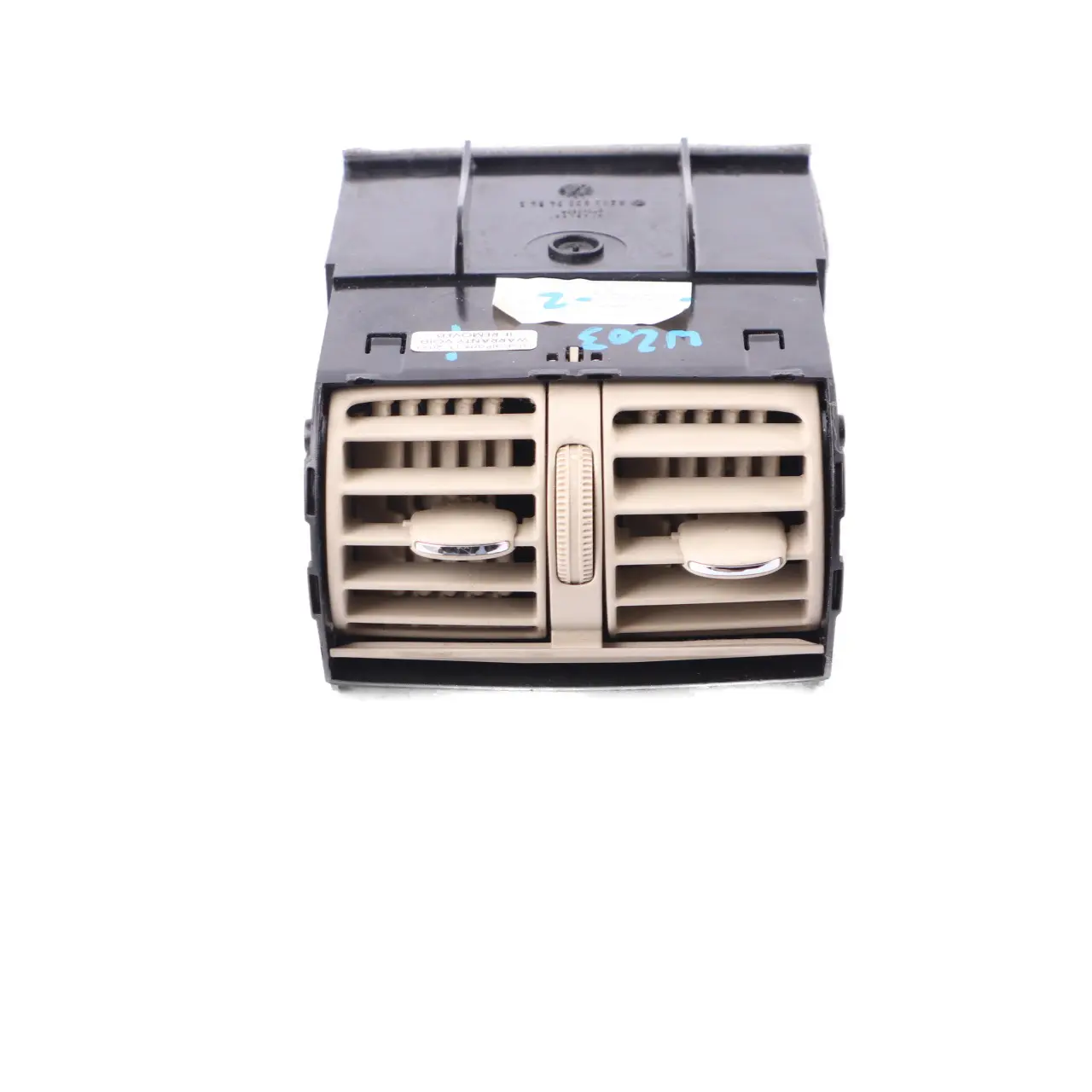Mercedes-Benz W203 CL203 Air Vent Achter Console Rooster Beige A2038303854