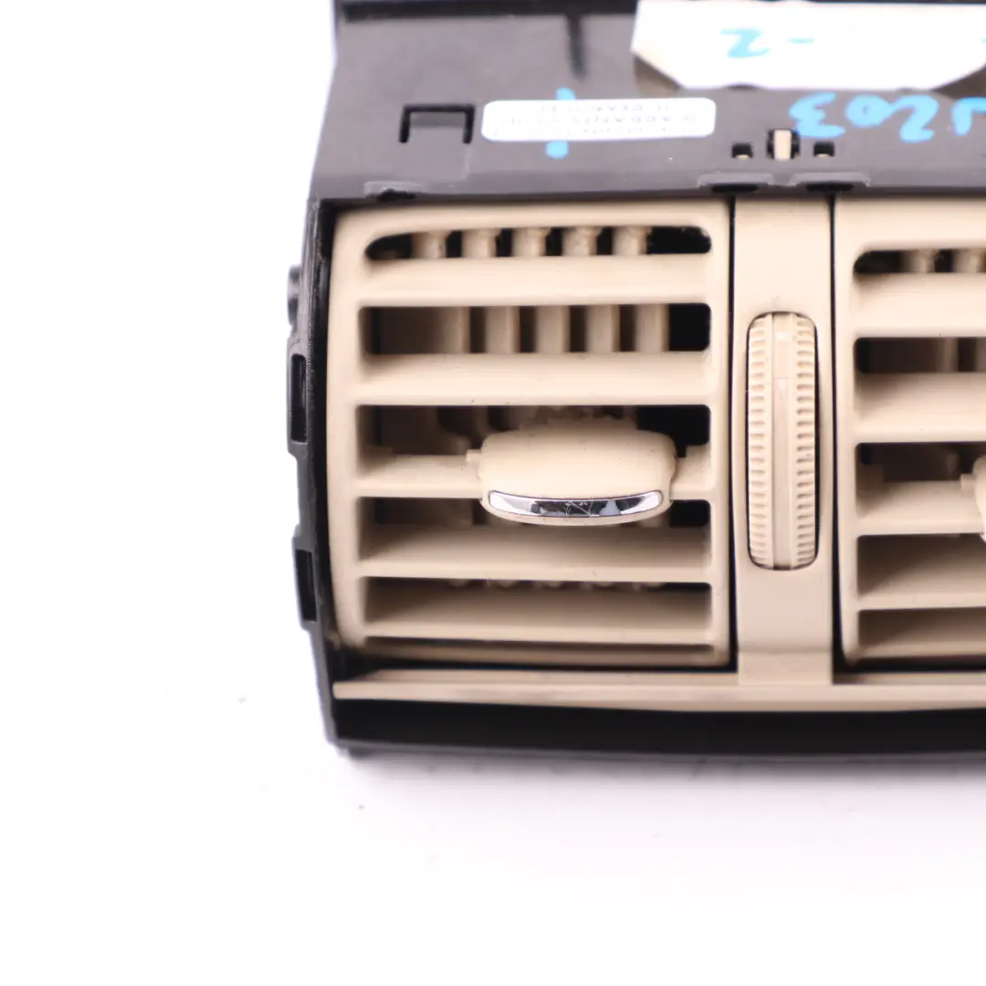 Air Vent Mercedes W203 CL203 Centre Console Rear Nozzle Grill Beige - SKU A2038303854-2 - Part number A2038303854