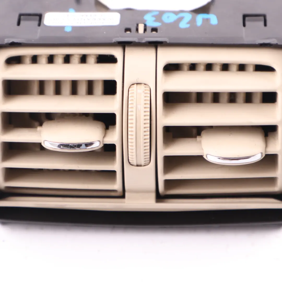 Vent Mercedes W203 CL203 Centre Console Rear Nozzle Grill Beige to Air with Part number A2038303854 Air Vent Mercedes W203 CL203 Centre Console Rear Nozzle Grill Beige - SKU A2038303854-2 - Part number A2038303854