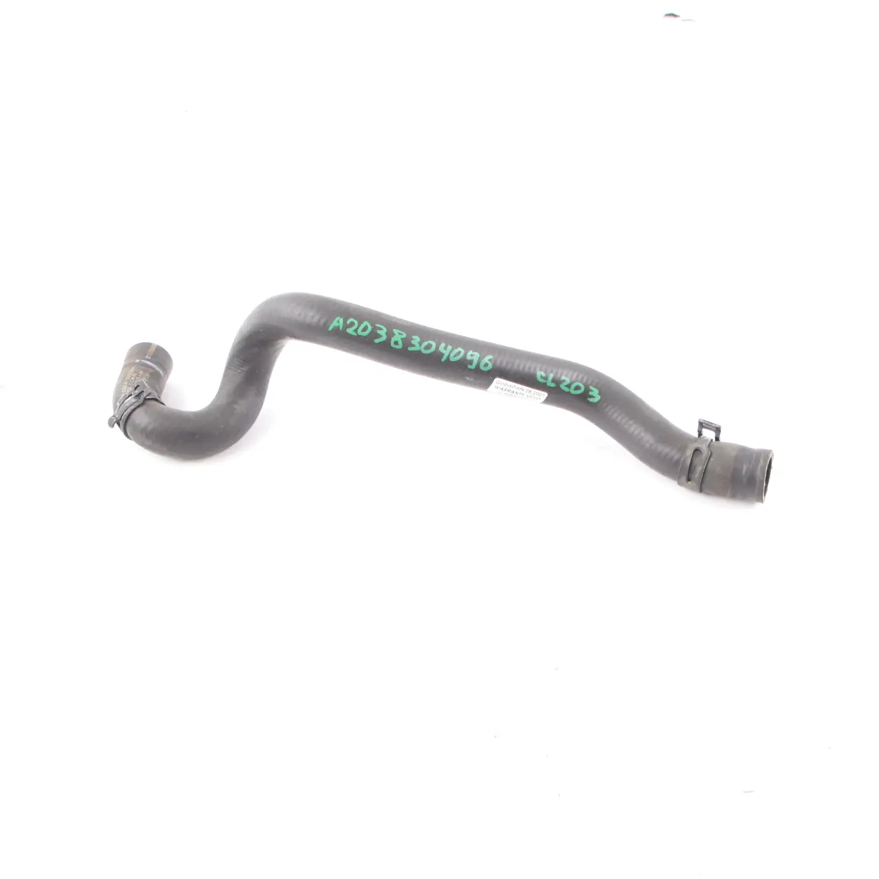 Tuyau d'eau Mercedes W203 W209 Conduite de liquide refroidissement A2038304096
