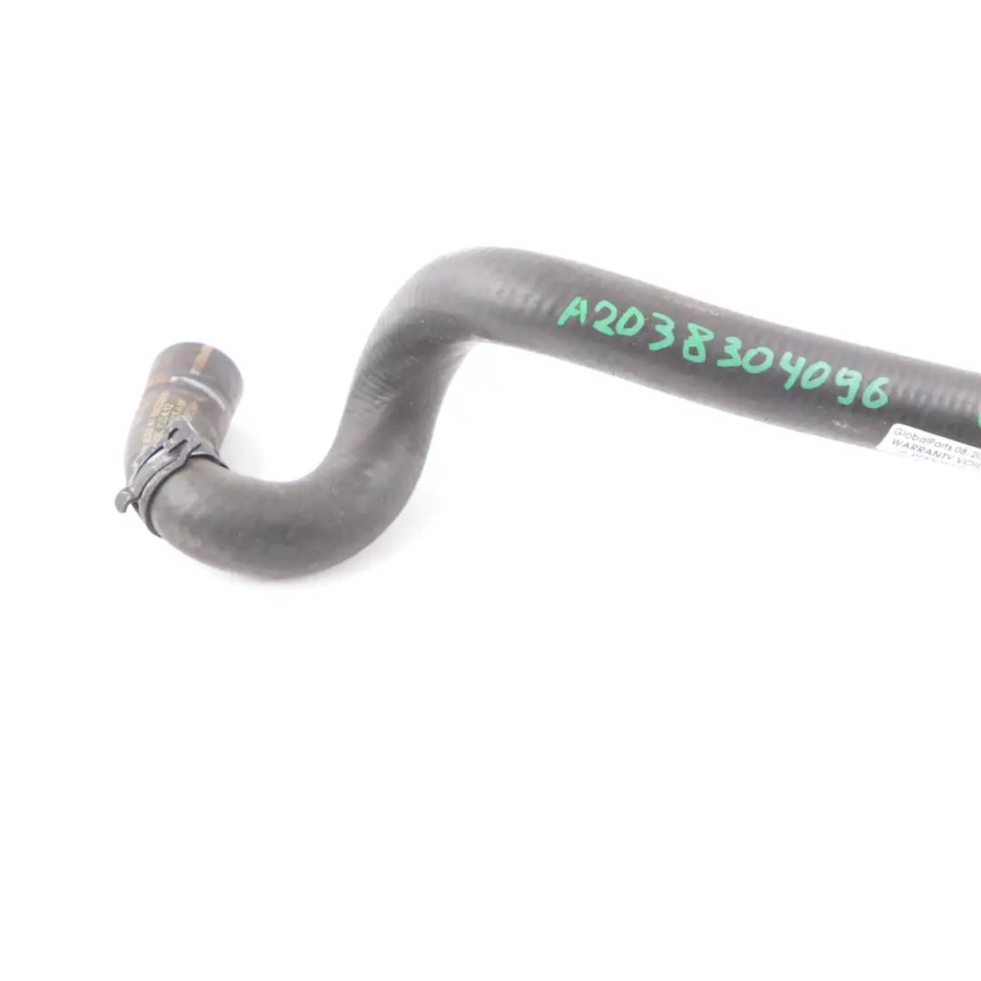 Water Hose Mercedes W203 W209 Cooling Coolant Pipe Line to with Part number A2038304096 Water Hose Mercedes W203 W209 Cooling Coolant Pipe Line - SKU A2038304096 - Part number A2038304096