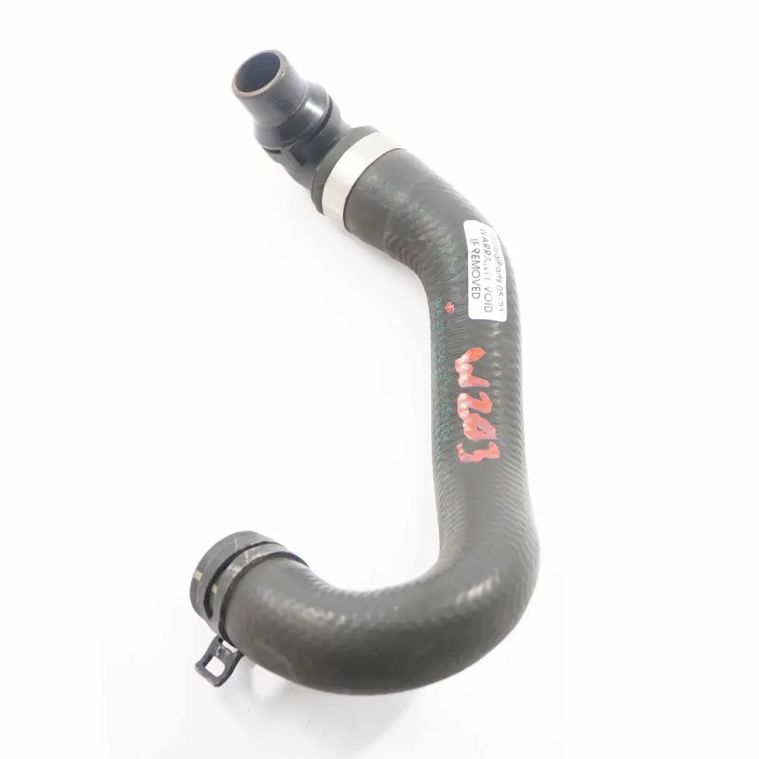 Water Hose Mercedes W203 W209 M272 Petrol Cooling Coolant Pipe Line to with Part number A2038305296 Water Hose Mercedes W203 W209 M272 Petrol Cooling Coolant Pipe Line - SKU A2038305296 - Part number A2038305296