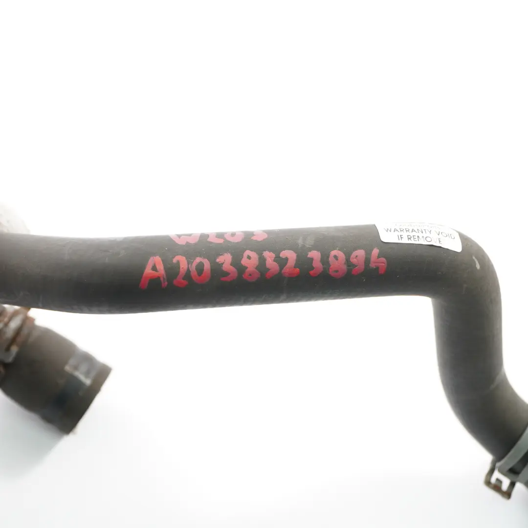  Mercedes-Benz C-Class W203 Kompressor Engine Cooling Radiator Return Hose Pipe - SKU A2038323894 - Part number A2038323894