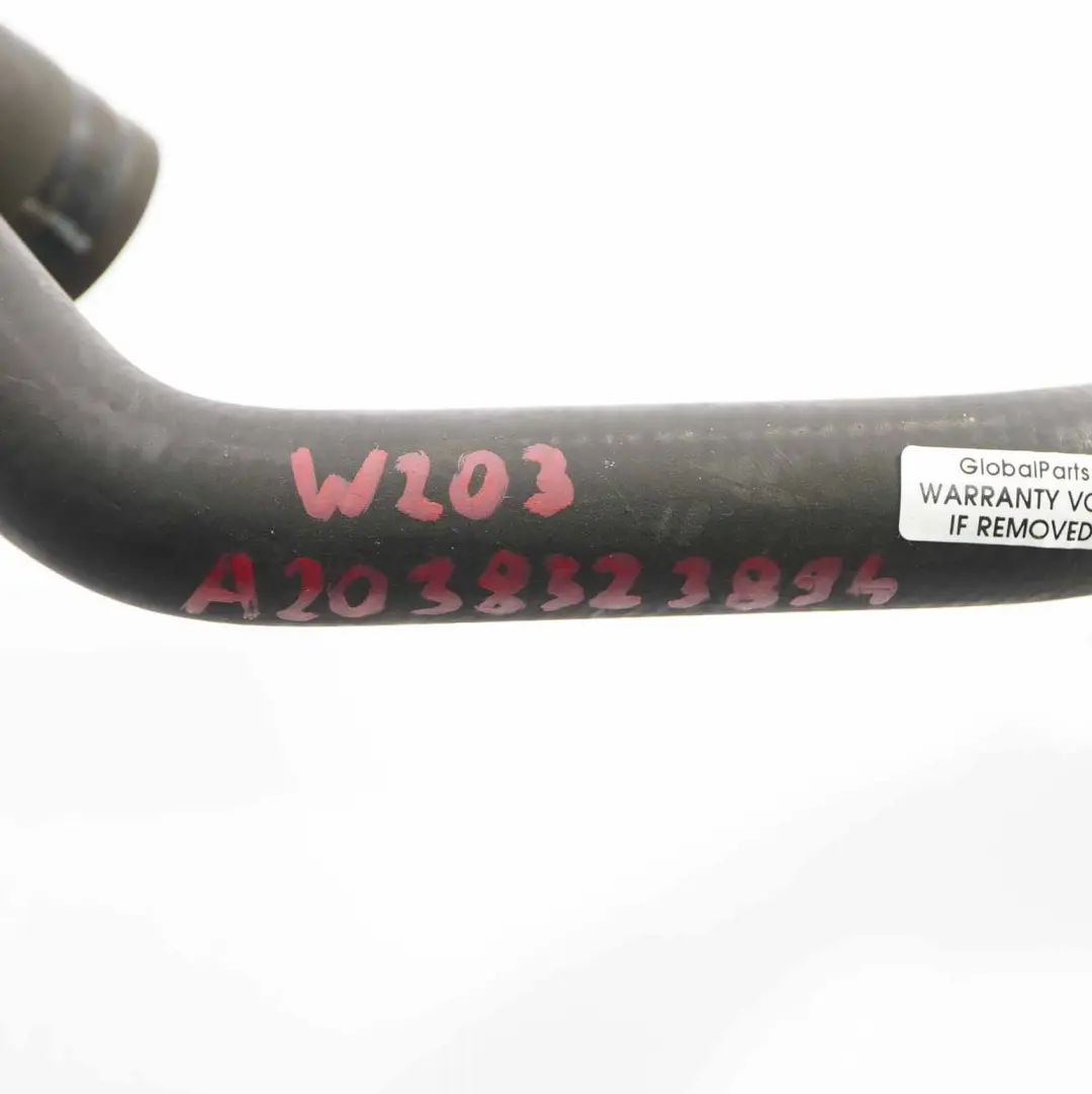 Mercedes Clase C W203 Kompressor Motor Refrigeracion Radiador Tubo De Retorno - SKU A2038323894 - Número de pieza A2038323894