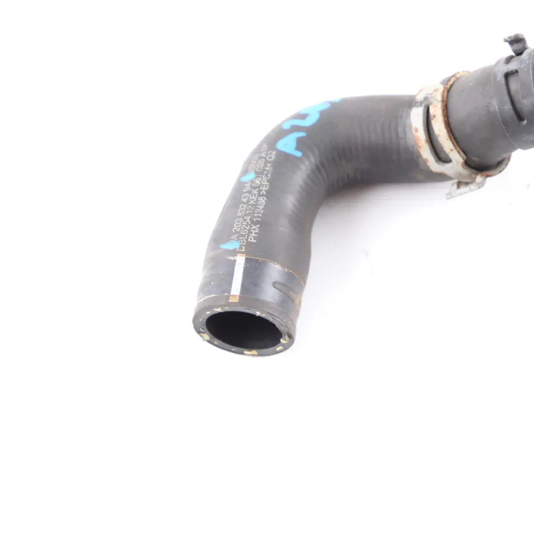 Water Hose Mercedes W203 W209 M272 Cooling Coolant Pipe Line to with Part number A2038324394 Water Hose Mercedes W203 W209 M272 Cooling Coolant Pipe Line - SKU A2038324394 - Part number A2038324394