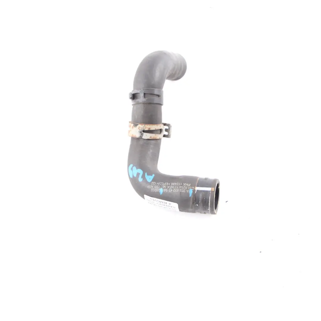 Water Hose Mercedes W203 W209 M272 Cooling Coolant Pipe Line to with Part number A2038324394 Water Hose Mercedes W203 W209 M272 Cooling Coolant Pipe Line - SKU A2038324394 - Part number A2038324394