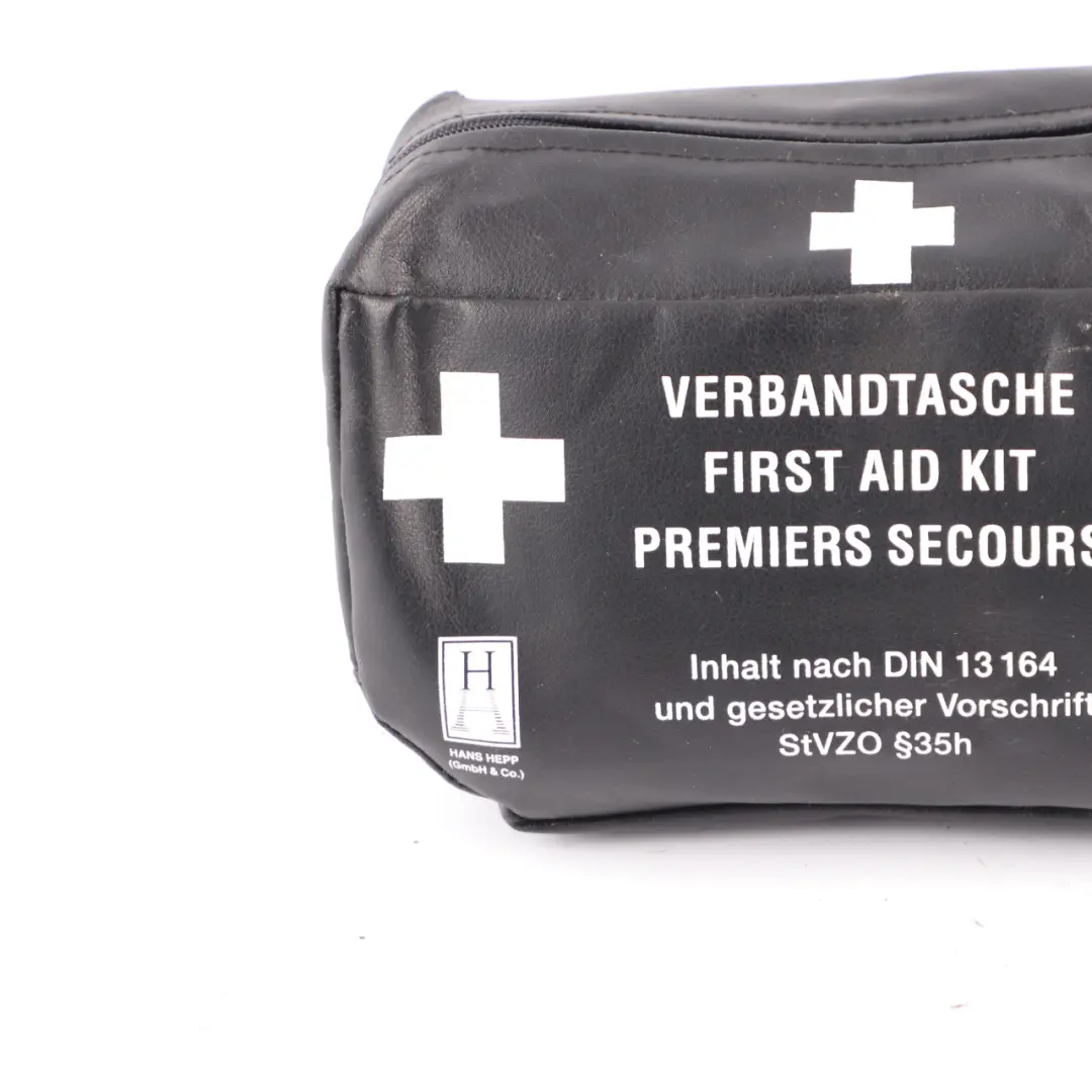 Universal First Aid Emergency Medical Kit Black Pouch to Mercedes with Part number A2038600150 Mercedes Universal First Aid Emergency Medical Kit Black Pouch - SKU A2038600150-1 - Part number A2038600150