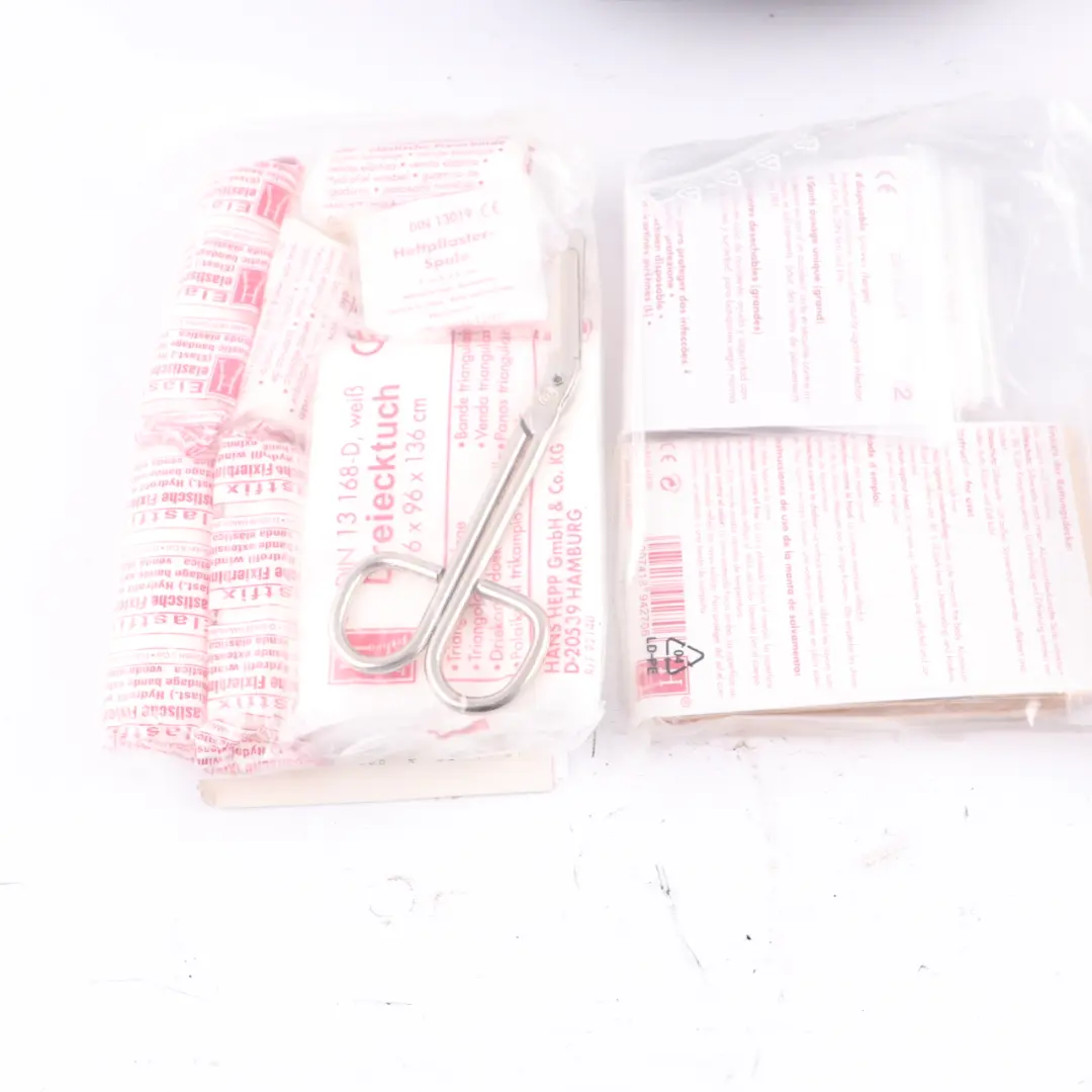 Mercedes Universal First Aid Emergency Medical Kit Black Pouch - SKU A2038600150-1 - Part number A2038600150