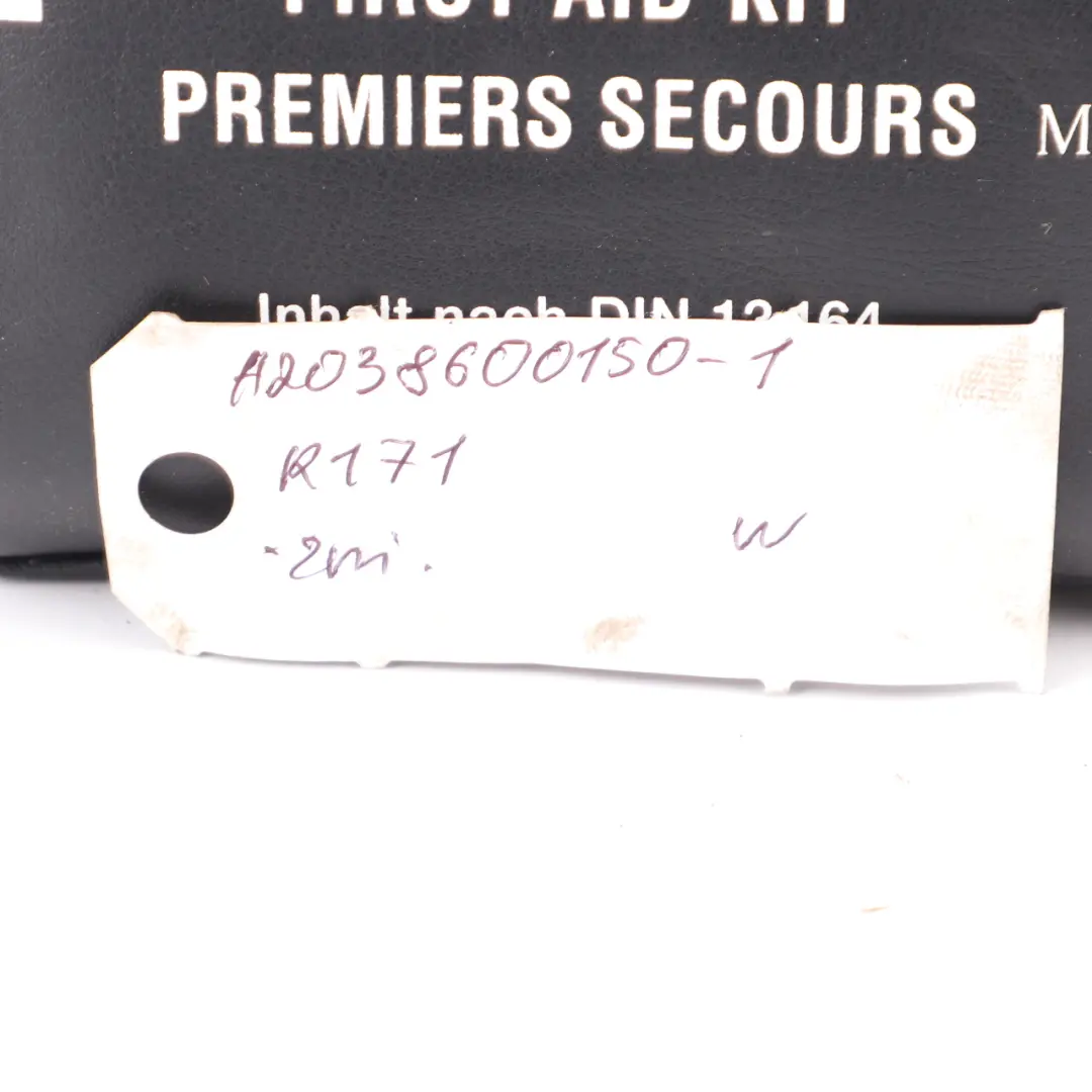 Universal First Aid Emergency Medical Kit Black Pouch to Mercedes with Part number A2038600150 Mercedes Universal First Aid Emergency Medical Kit Black Pouch - SKU A2038600150-1 - Part number A2038600150