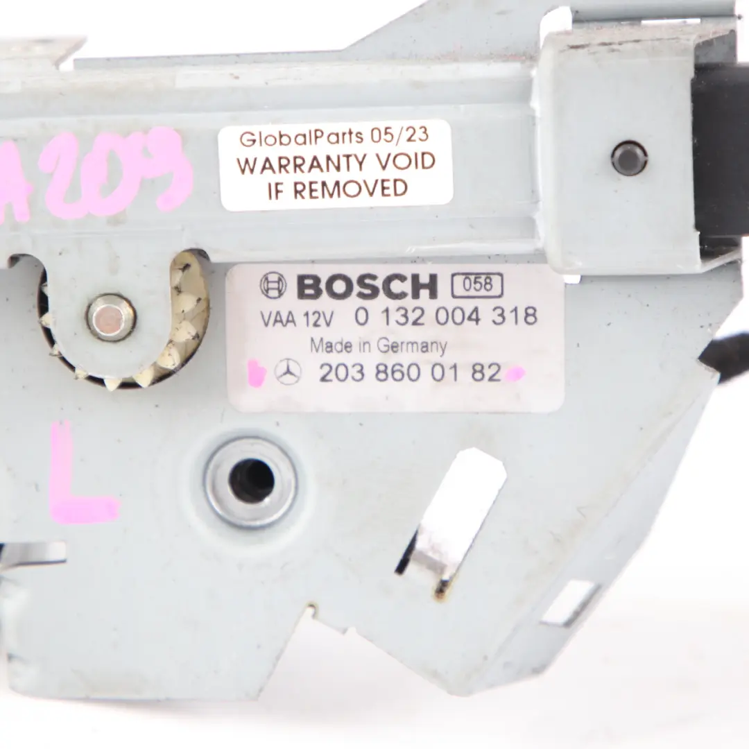  Seatbelt Guide Mercedes W209 CLK Left N/S Seat Belt Feeder Guide - SKU A2038600182 - Part number A2038600182