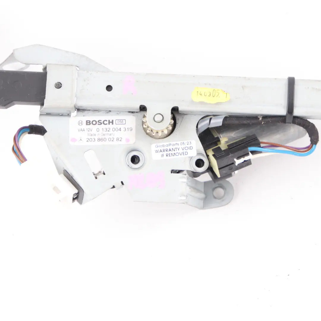 Seatbelt Guide Mercedes W209 CLK Right O/S Seat Belt Feeder Guide to with Part number A2038600282 Seatbelt Guide Mercedes W209 CLK Right O/S Seat Belt Feeder Guide - SKU A2038600282 - Part number A2038600282