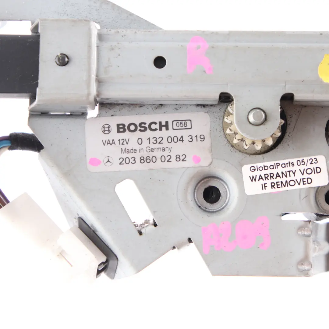  Seatbelt Guide Mercedes W209 CLK Right O/S Seat Belt Feeder Guide - SKU A2038600282 - Part number A2038600282