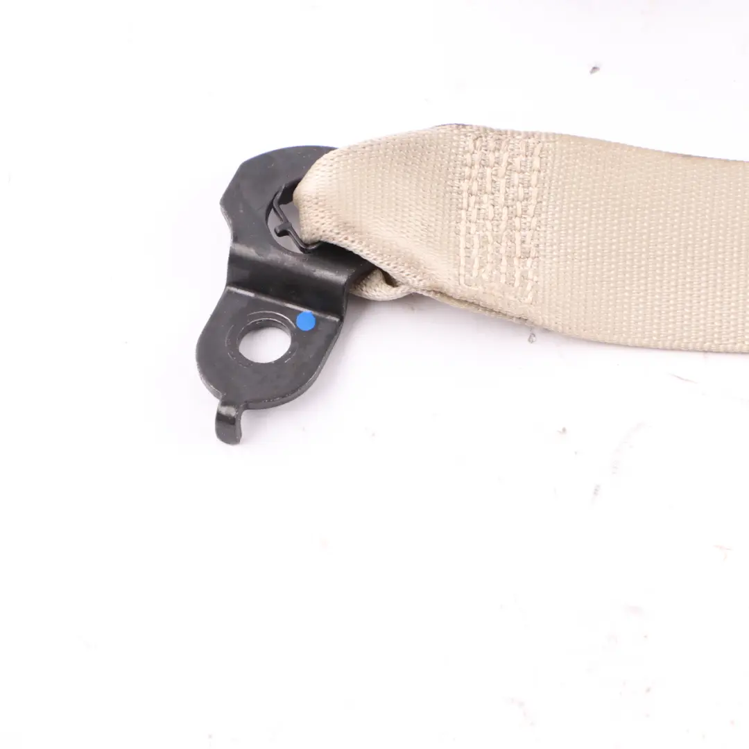 Mercedes W203 Seatbelt Front Left N/S Seat Safety Upper Belt Beige - SKU A2038600986-2 - Part number A2038600986