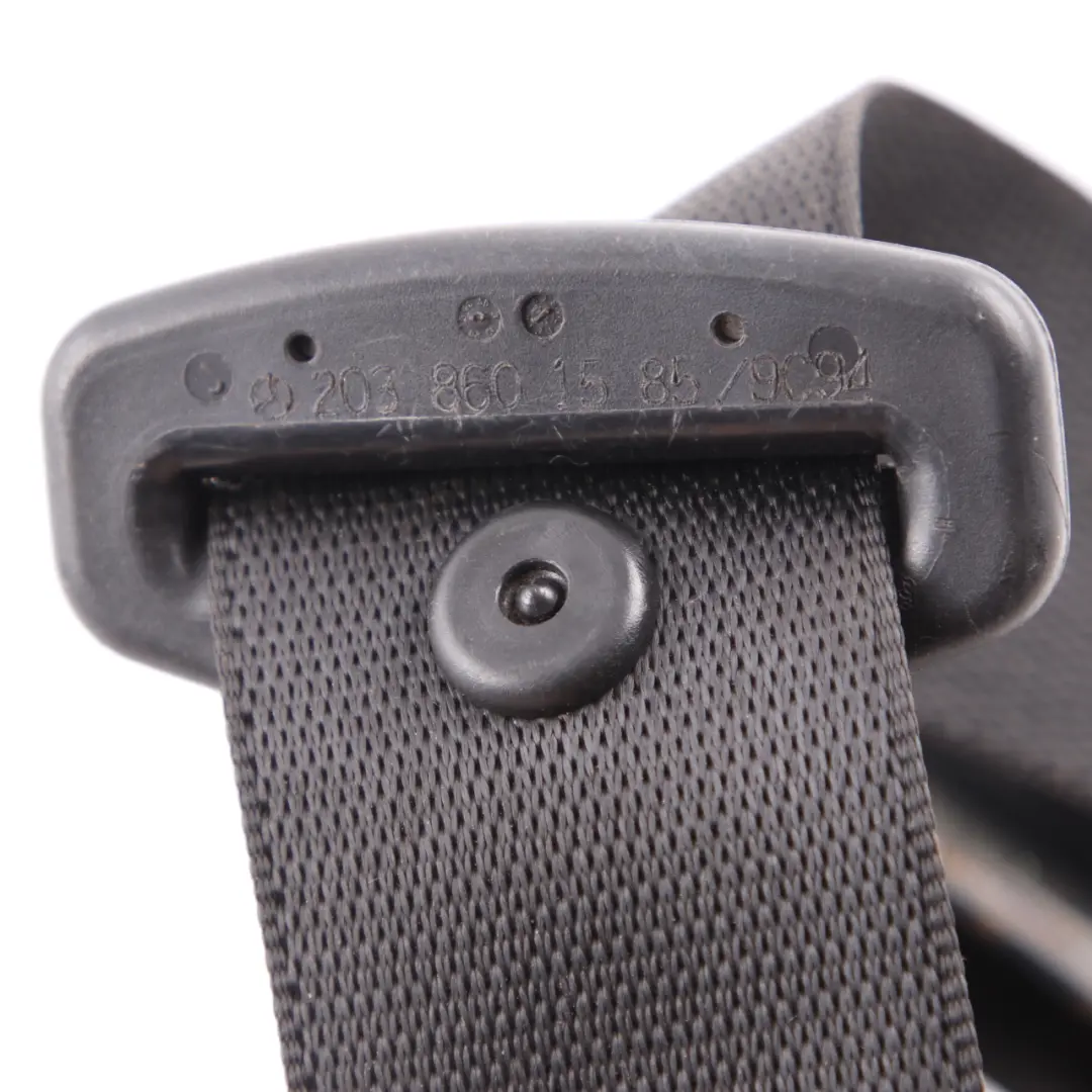 Belt Rear Left Right N/O/S Black to Mercedes CLK W209 Convertible Seat with Part number A2038601585 Mercedes CLK W209 Convertible Seat Belt Rear Left Right N/O/S Black - SKU A2038601585 - Part number A2038601585