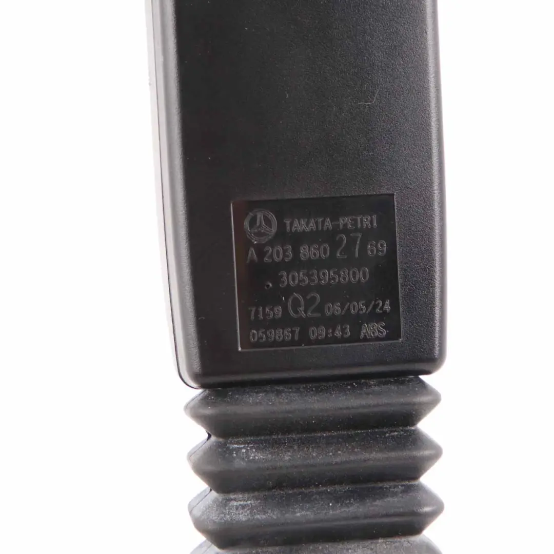Tenditore cintura sicurezza sedile posteriore destro A2038602869 per Mercedes W203 con numero di parte A2038602769 Mercedes W203 Tenditore cintura sicurezza sedile posteriore destro A2038602869 - SKU A2038602769 - Numero di parte A2038602769
