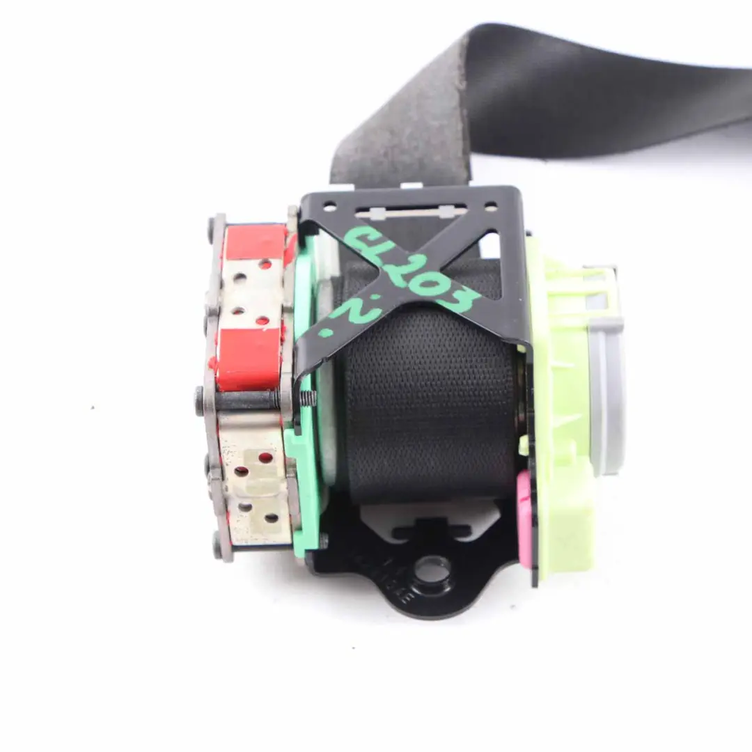 Seatbelt Front Right O/S Seat Safety Belt Black to Mercedes CLC CL203 with Part number A2038603886 Mercedes CLC CL203 Seatbelt Front Right O/S Seat Safety Belt Black - SKU A2038603886 - Part number A2038603886