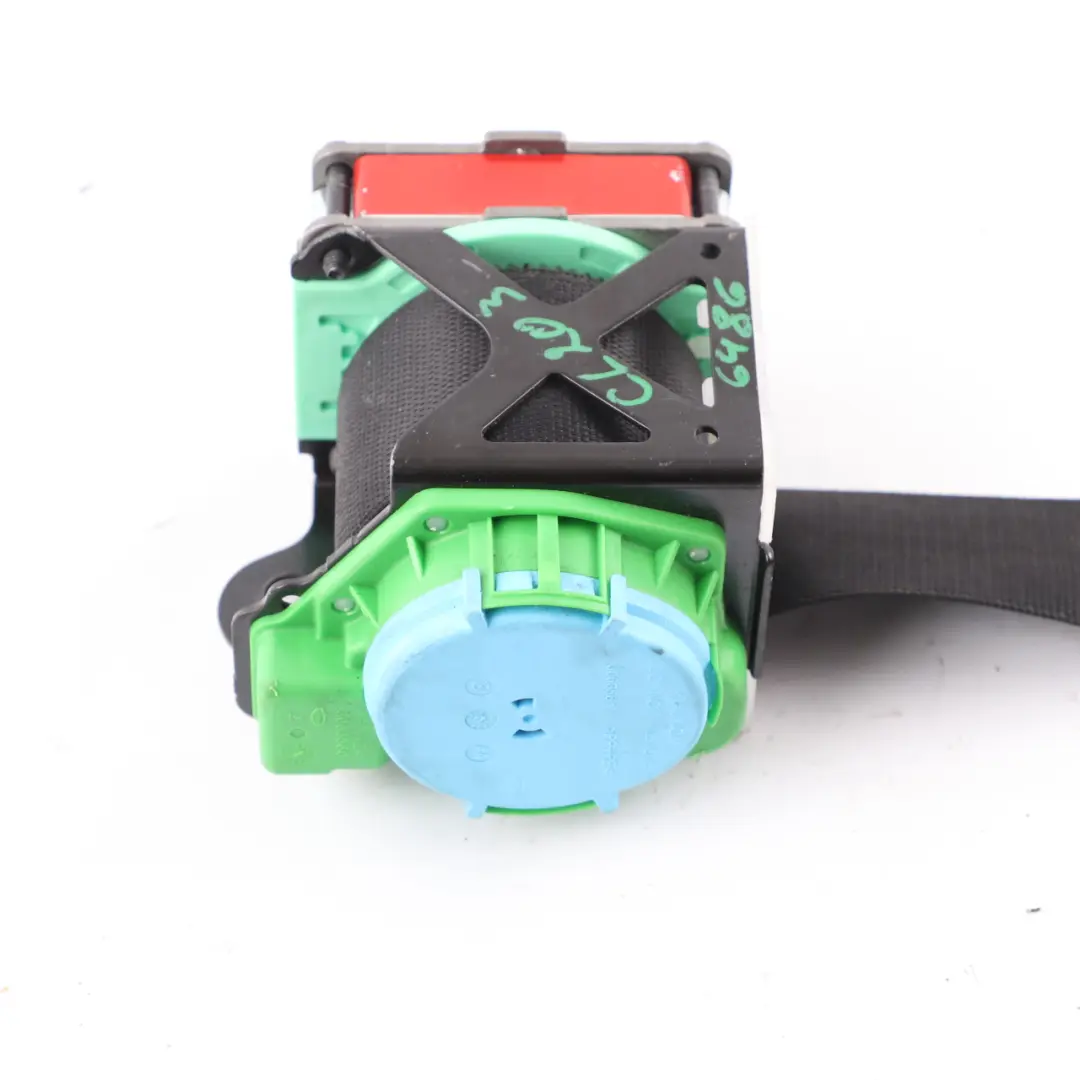 Belt Front Right O/S Upper Belt Black to Mercedes CLC CL203 Seat with Part number A2038606486 Mercedes CLC CL203 Seat Belt Front Right O/S Upper Belt Black - SKU A2038606486-1 - Part number A2038606486