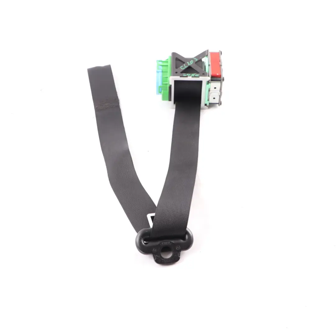 Mercedes CLC CL203 Seat Belt Front Right O/S Upper Belt Black - SKU A2038606486-1 - Part number A2038606486