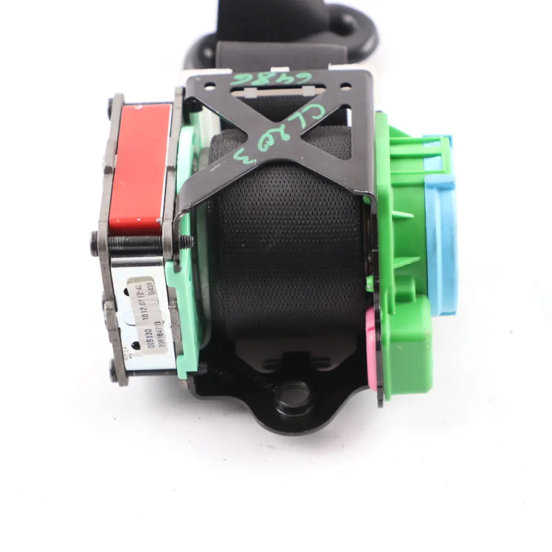 Belt Front Right O/S Upper Belt Black to Mercedes CLC CL203 Seat with Part number A2038606486 Mercedes CLC CL203 Seat Belt Front Right O/S Upper Belt Black - SKU A2038606486-1 - Part number A2038606486