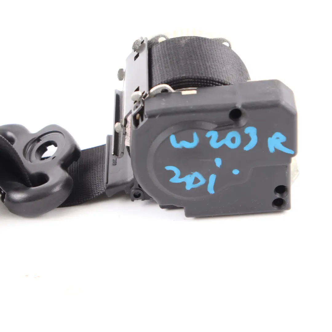 Seatbelt Rear Right O/S Seat Safety Belt to Mercedes W203 with Part number A2038608485 Mercedes W203 Seatbelt Rear Right O/S Seat Safety Belt - SKU A2038608485 - Part number A2038608485