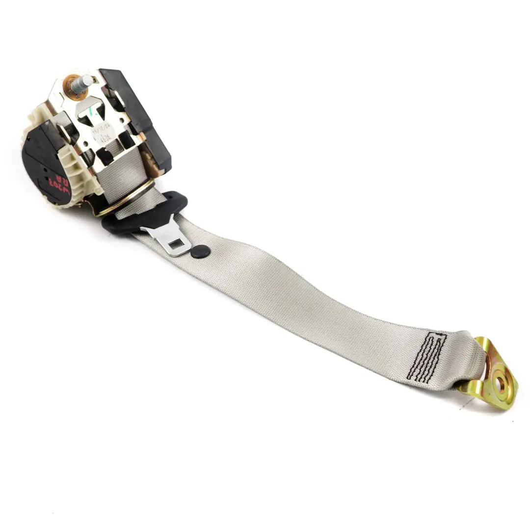 Mercedes-Benz C-Class W203 Rear Right O/S Seat Belt Grey to with Part number A2038608885 Mercedes-Benz C-Class W203 Rear Right O/S Seat Belt Grey - SKU A2038608885 - Part number A2038608885