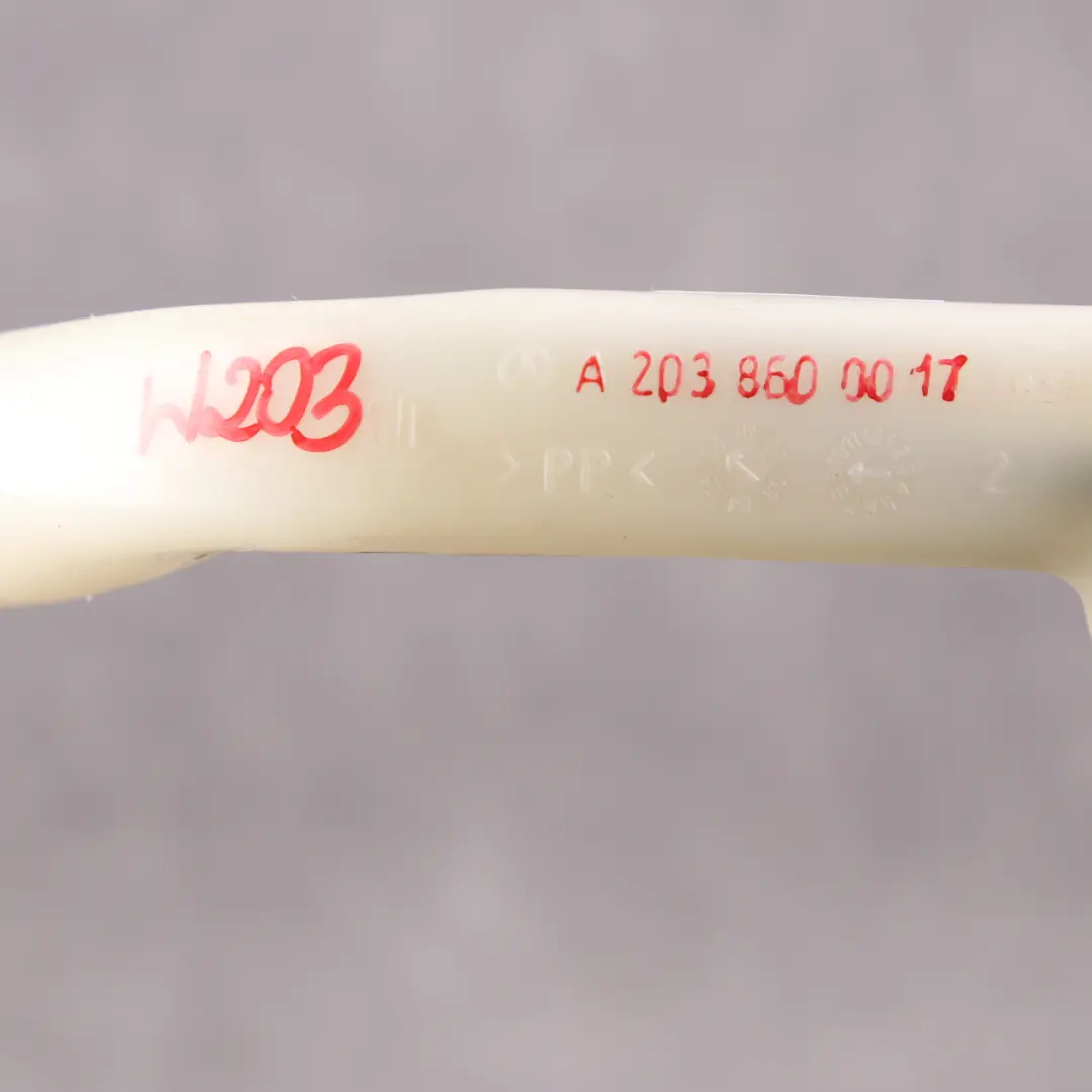 C203 Windscreen Washer Filler Pipe Hose Neck A2038600017 to Mercedes W203 S203 with Part number A2038690017 Mercedes W203 S203 C203 Windscreen Washer Filler Pipe Hose Neck A2038600017 - SKU A2038690017 - Part number A2038690017