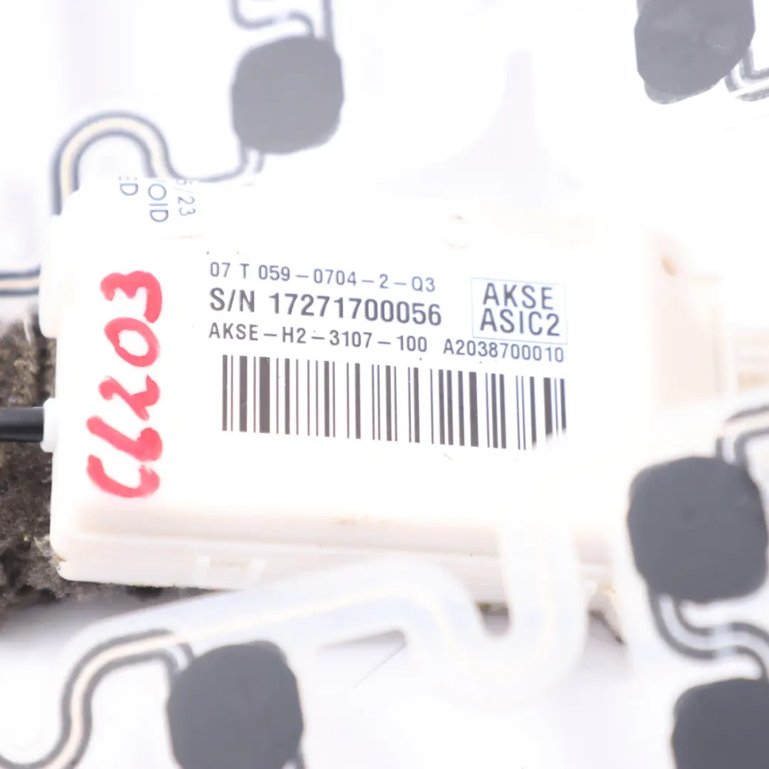 Mercedes CLC CL203 Sensore Occupazione Sedili Anteriori Unità Mat - SKU A2038700010 - Numero di parte A2038700010