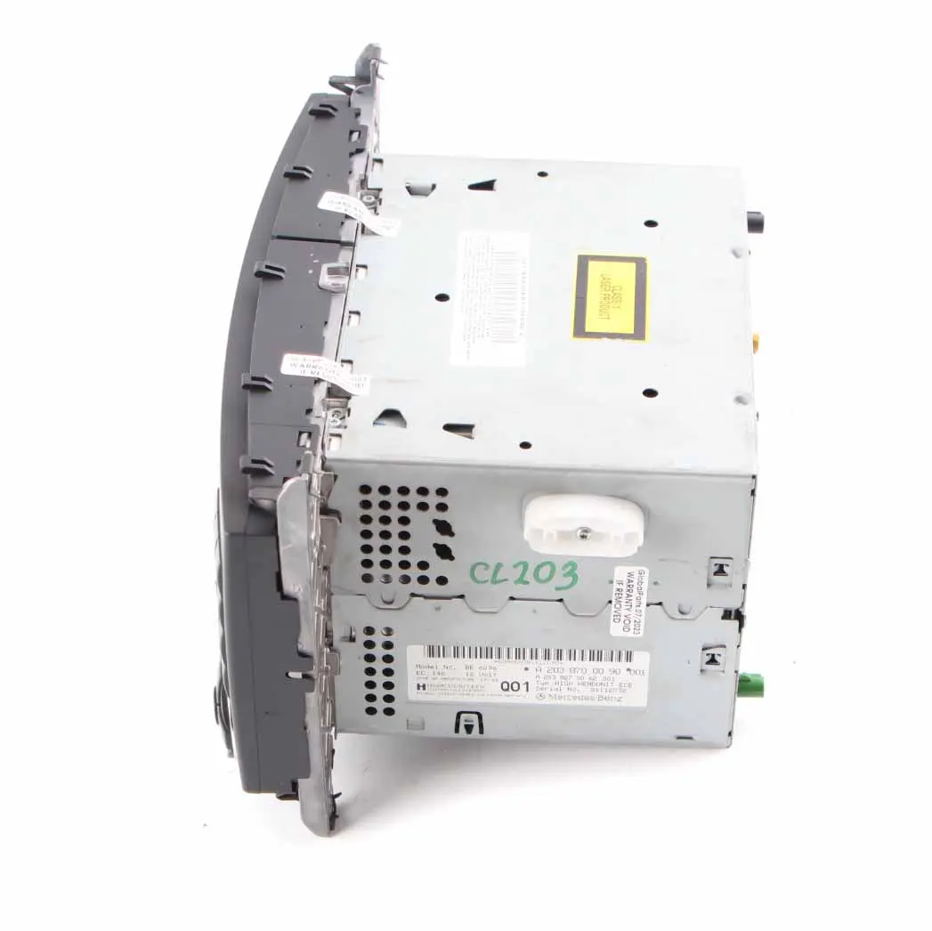 Mercedes W203 CD Media Player Radio Audio 20 Telefon Steuergerät A2038704589 - SKU A2038700090 - Teilenummer A2038700090