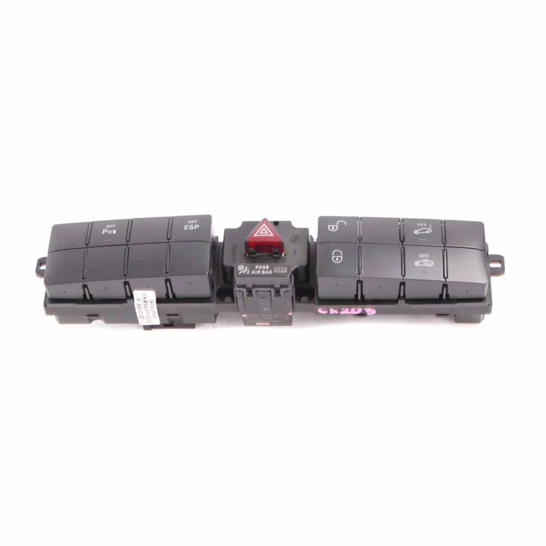 Unidad Interruptor Módulo Panel Control Bloqueo de Peligro PDC ESP para Mercedes W203 con número de pieza A2038700151 Mercedes W203 Unidad Interruptor Módulo Panel Control Bloqueo de Peligro PDC ESP - SKU A2038700151 - Número de pieza A2038700151