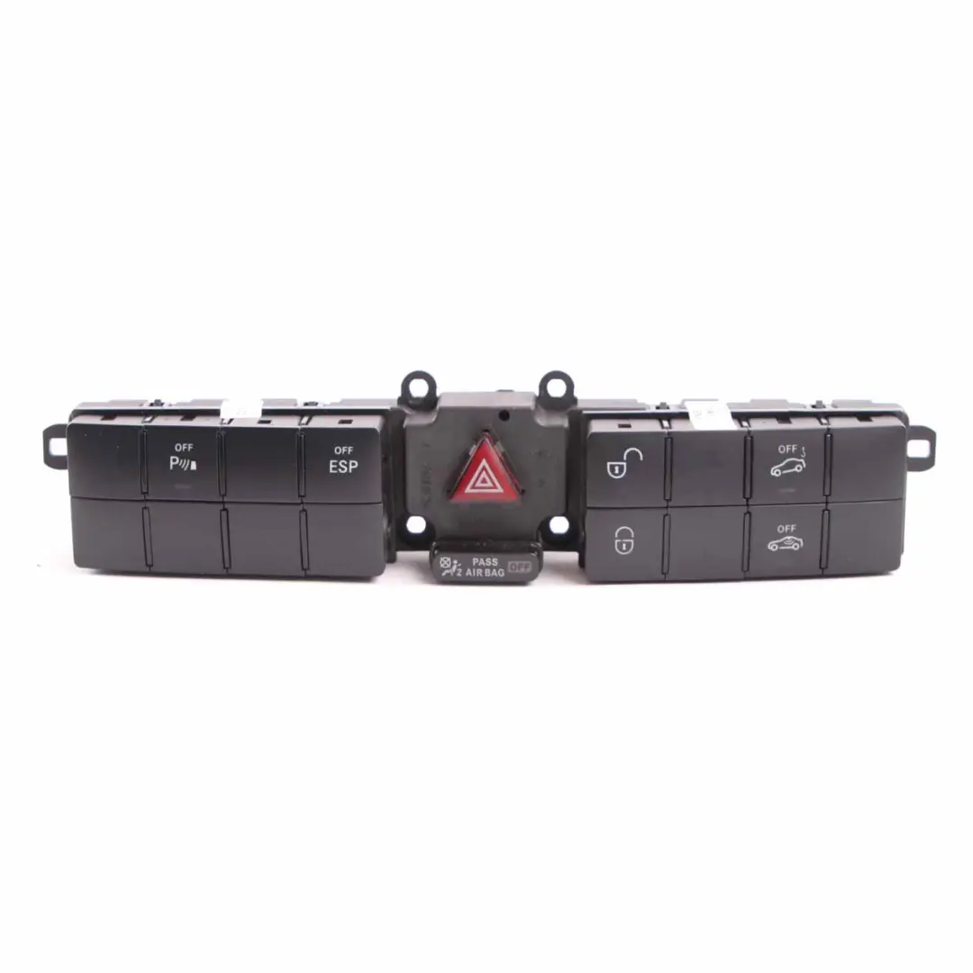 Mercedes W203 Switch Unit Control Panel Module Hazard Lock PDC ESP - SKU A2038700151 - Part number A2038700151