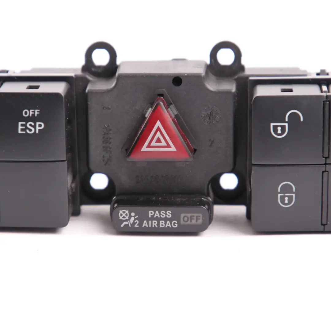 Mercedes W203 Switch Unit Control Panel Module Hazard Lock PDC ESP - SKU A2038700151 - Part number A2038700151