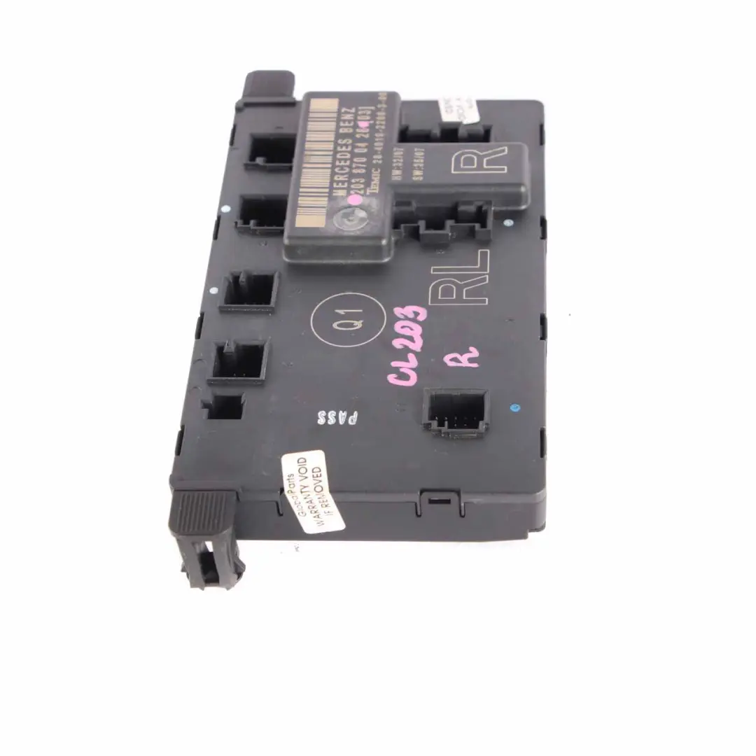 Modulo porta Unità di controllo anteriore destra per Mercedes CL203 con numero di parte A2038700426 Mercedes CL203 Modulo porta Unità di controllo anteriore destra - SKU A2038700426 - Numero di parte A2038700426