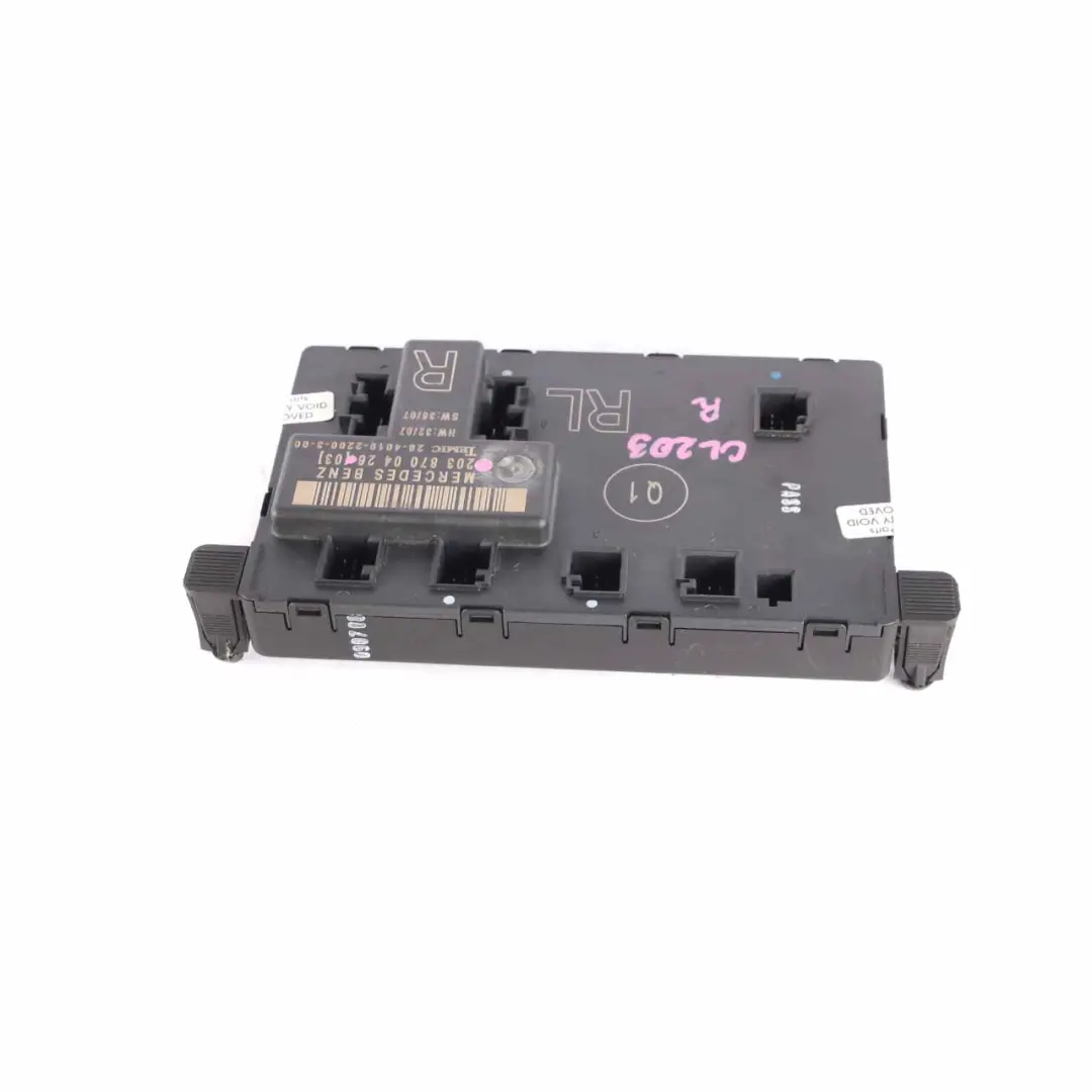 Door Module Mercedes CL203 Front Right O/S Control Unit to with Part number A2038700426 Door Module Mercedes CL203 Front Right O/S Control Unit - SKU A2038700426 - Part number A2038700426