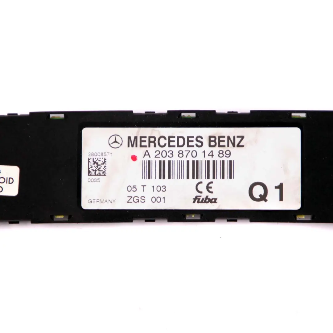 Antena Amplificador Módulo de Control Unidad para Mercedes C W203 con número de pieza A2038701489 Mercedes C W203 Antena Amplificador Módulo de Control Unidad - SKU A2038701489 - Número de pieza A2038701489