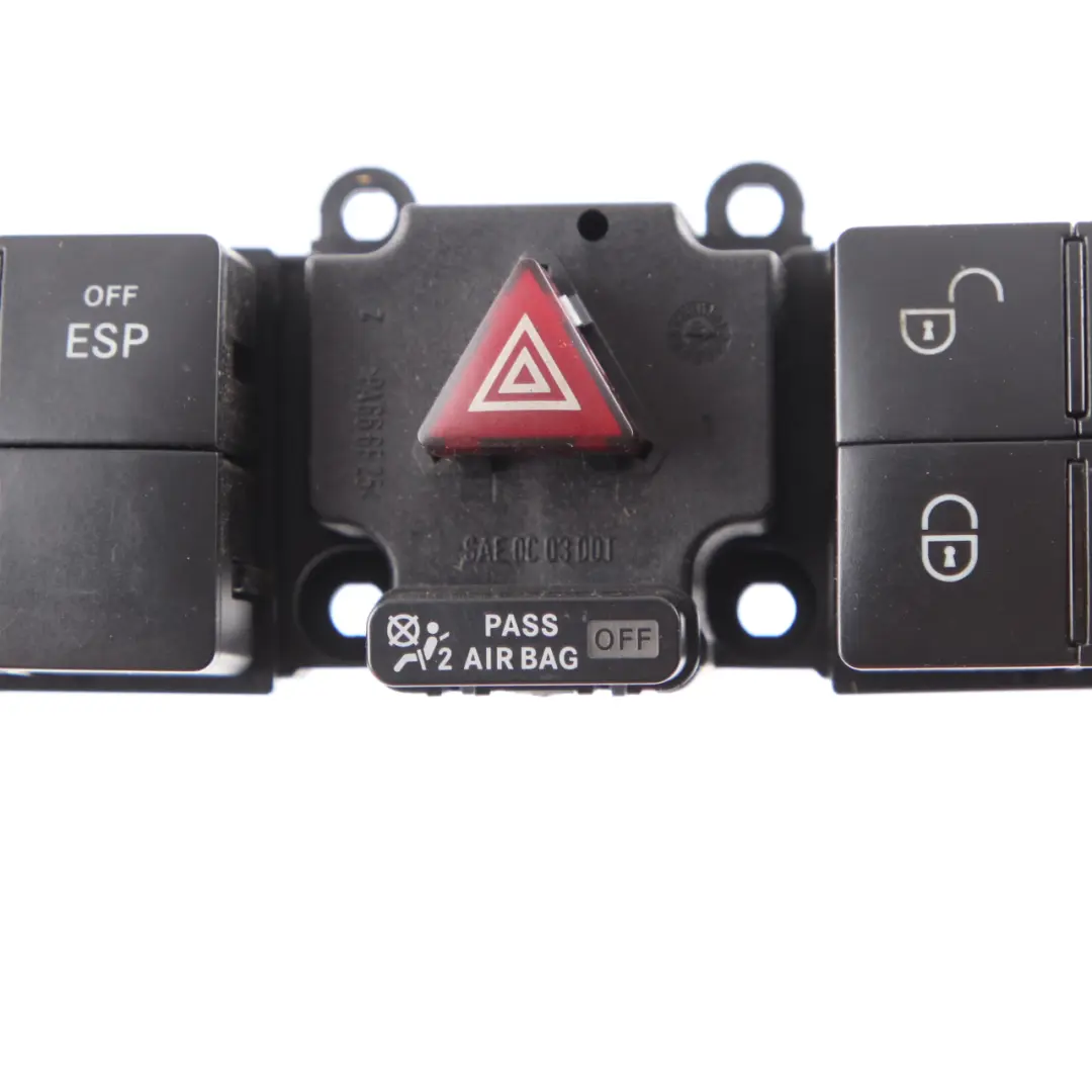 Mercedes W203 Switch Unit Control Panel Hazard Lock ESP Seat Heating - SKU A2038702110 - Part number A2038702110