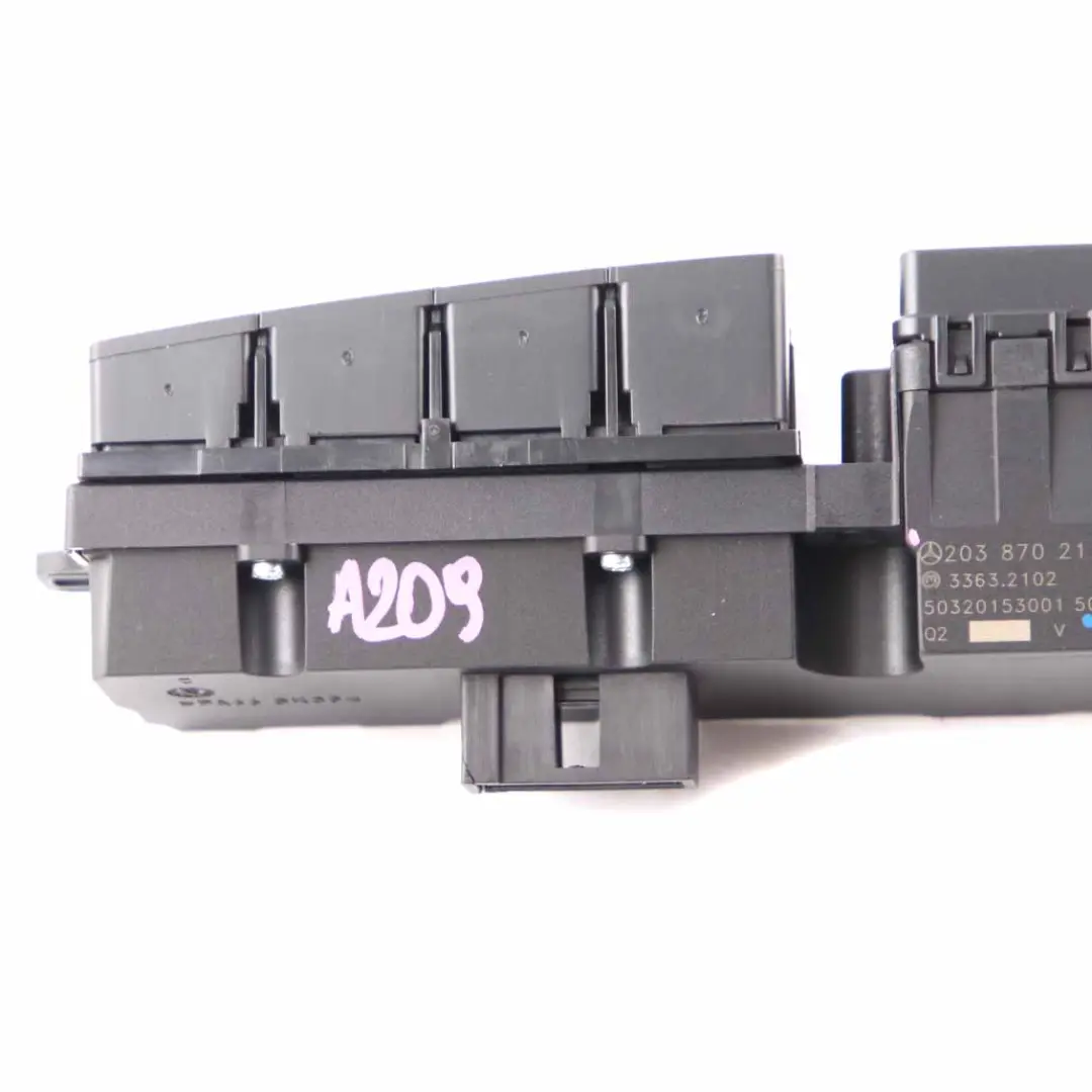 Mercedes W203 Switch Unit Control Panel Hazard Lock ESP Seat Heating - SKU A2038702110 - Part number A2038702110