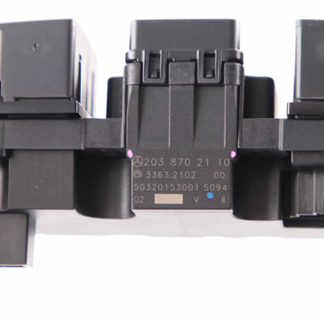 Mercedes W203 Switch Unit Control Panel Hazard Lock ESP Seat Heating - SKU A2038702110 - Part number A2038702110