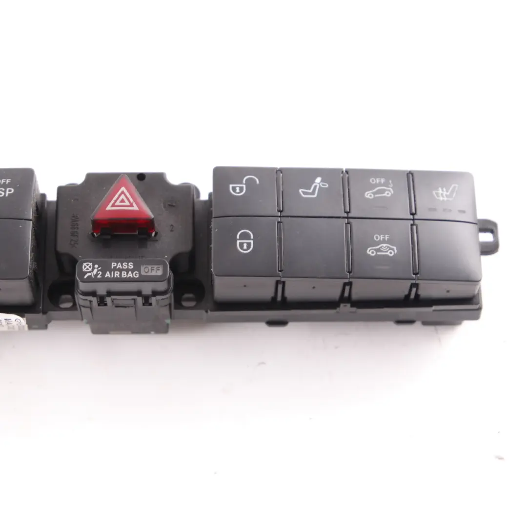Switch Panel Mercedes W203 W209 Hazard Light Block Heated Seats ESP to with Part number A2038702210 Switch Panel Mercedes W203 W209 Hazard Light Block Heated Seats ESP - SKU A2038702210 - Part number A2038702210