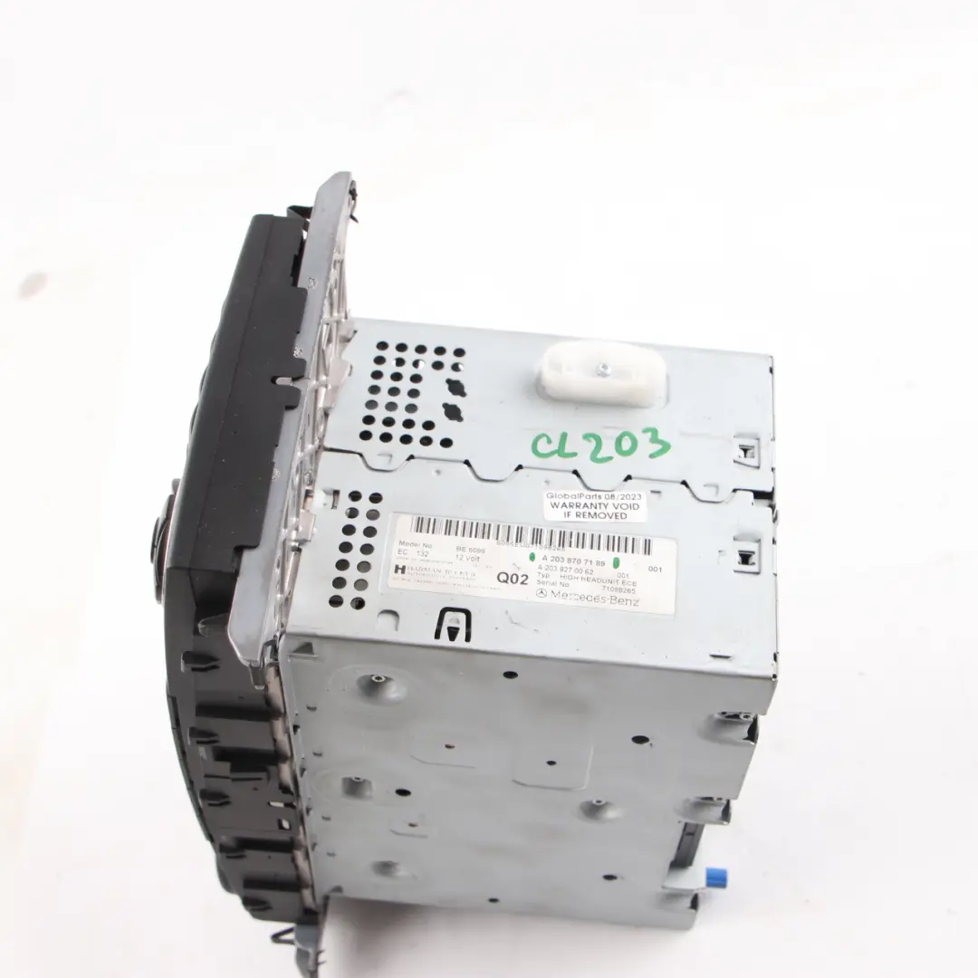 Mercedes W203 CD Media Player Radio COMAND Multimedia Head Unit - SKU A2038707189 - Part number A2038707189