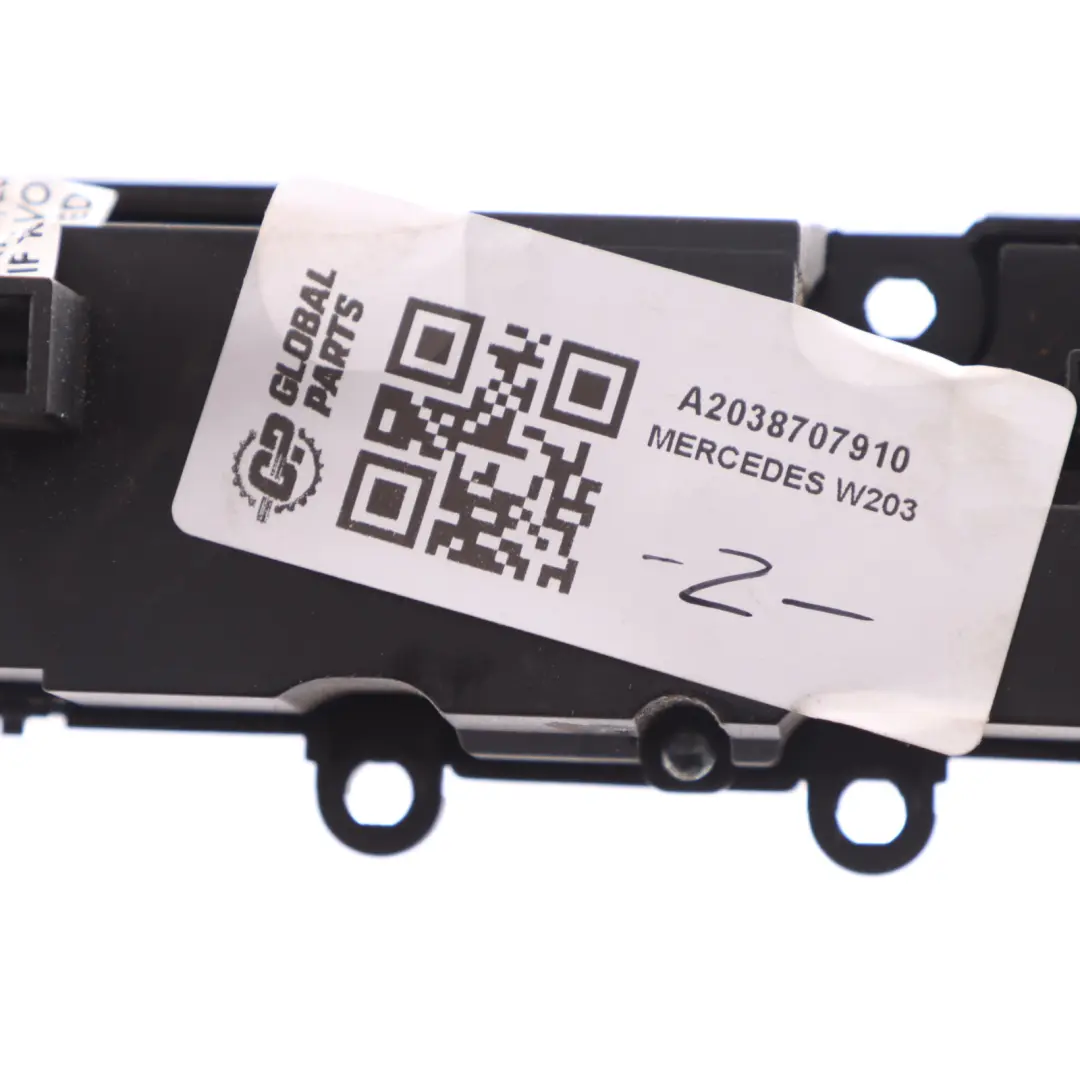 Hazard Warning Switch Panel to Mercedes W203 with Part number A2038707910 Mercedes W203 Hazard Warning Switch Panel - SKU A2038707910 - Part number A2038707910